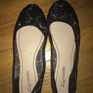 Black Zigisoho size 6 ballet flat